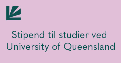 Stipend til studier ved University of Queensland